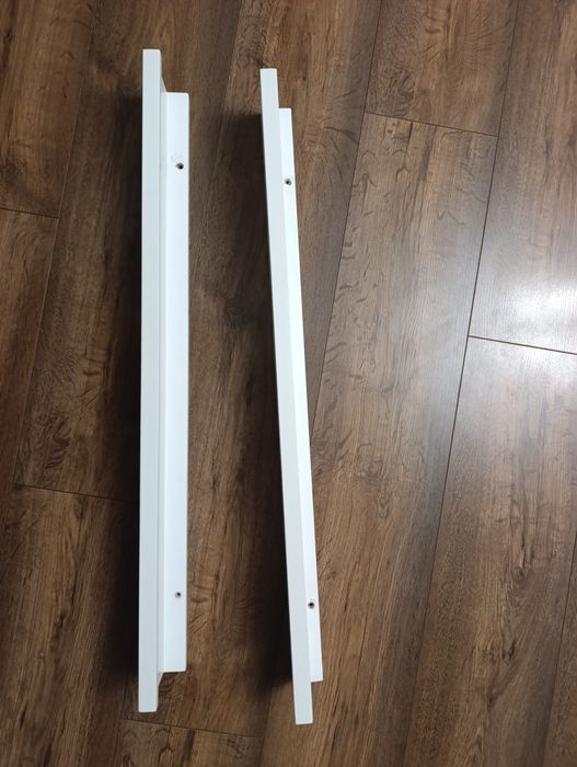 Półki ścienne 77x10 białe