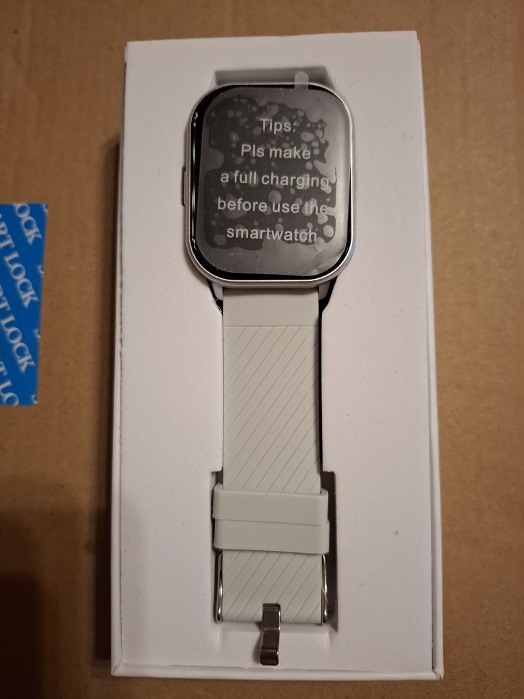 Smartwatch Zegarek damski dwie bransoletki  szary