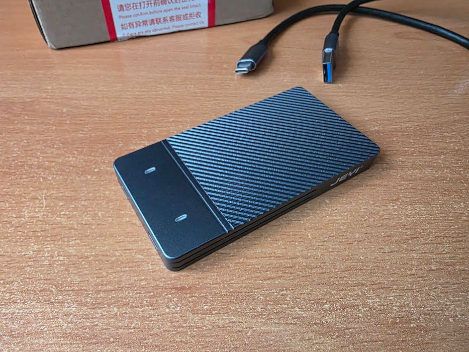 JEYI Zebra-2M2 Dual Bay obudowa na 2 dyski NVMe/SATA M.2