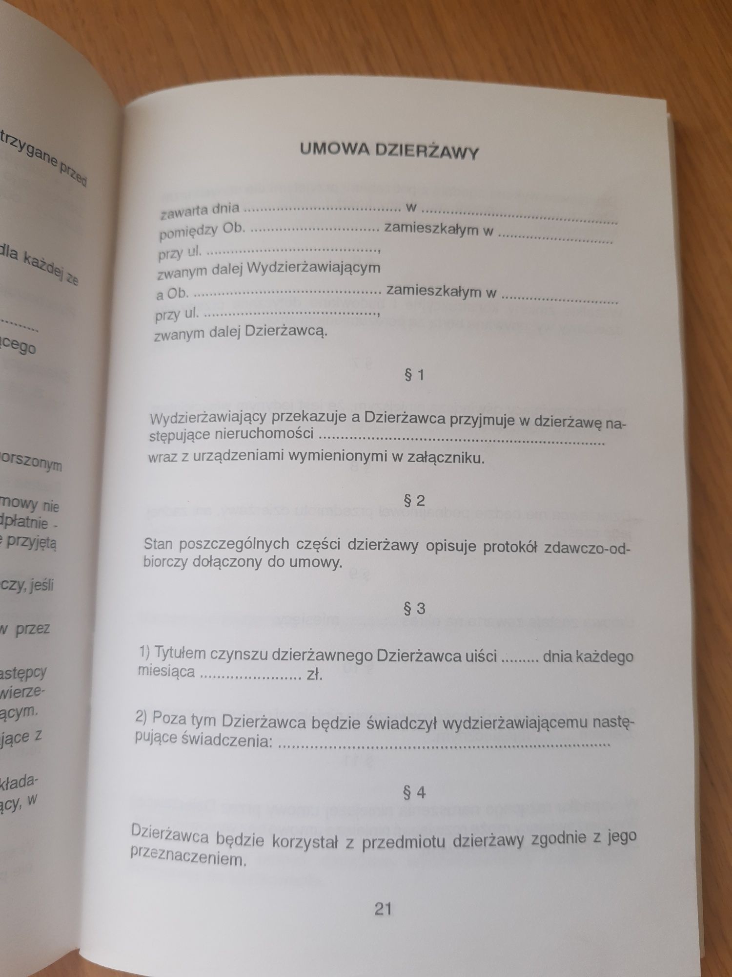 Wzory umów w działalności gospodarczej Jan Pich