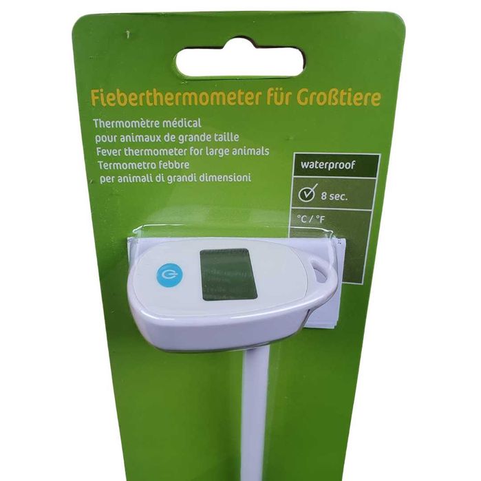 Termometr weterynaryjny cyfrowy Sonada 14 cm KERBL dla dużych zwierząt