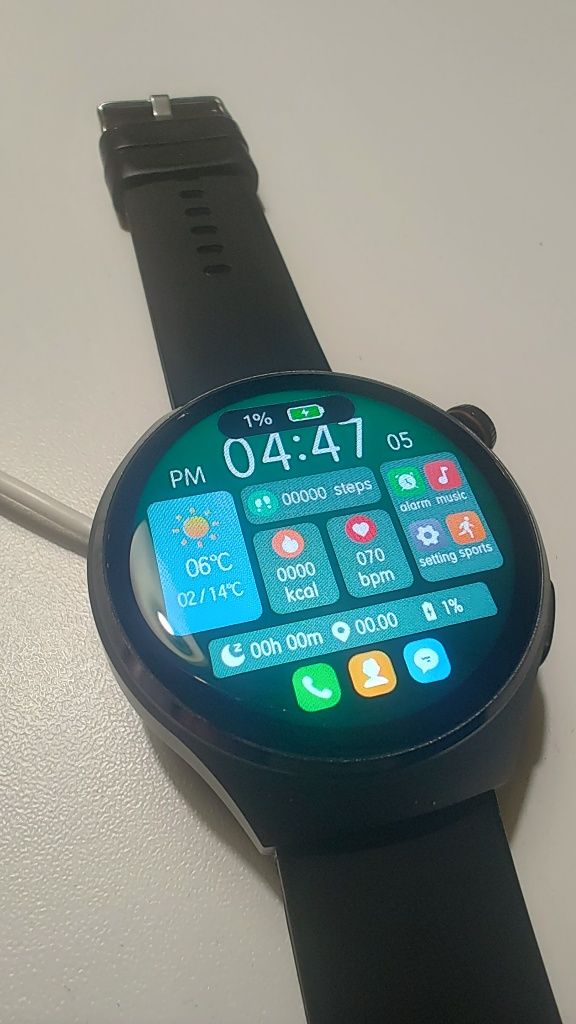 Smartwatch pomiar ciśnienie tętna glukozy!