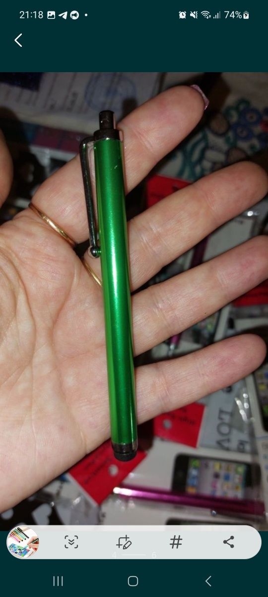 Резестивний стілус ручка для гаджету