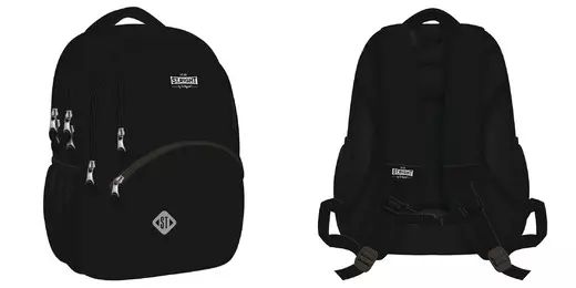 Plecak 4-komorowy ST.RIGHT BP-05 Black Vintage. St. Majewski