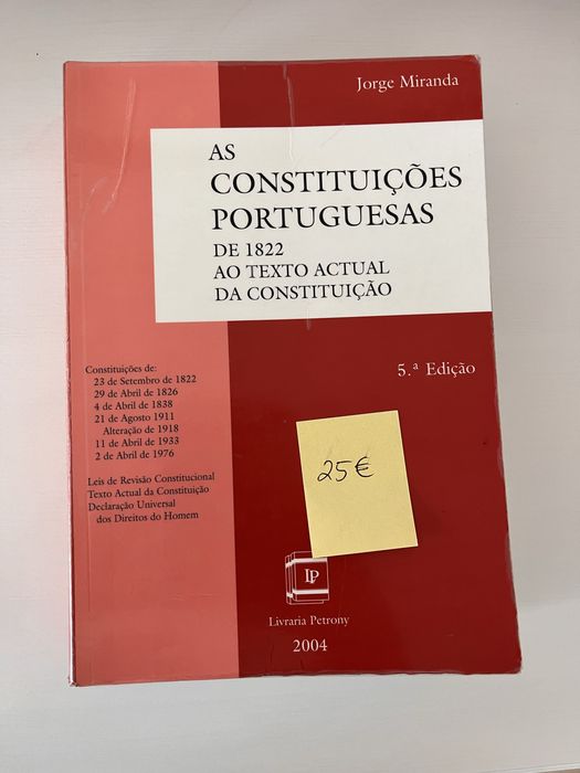 As Constituições Portuguesas
