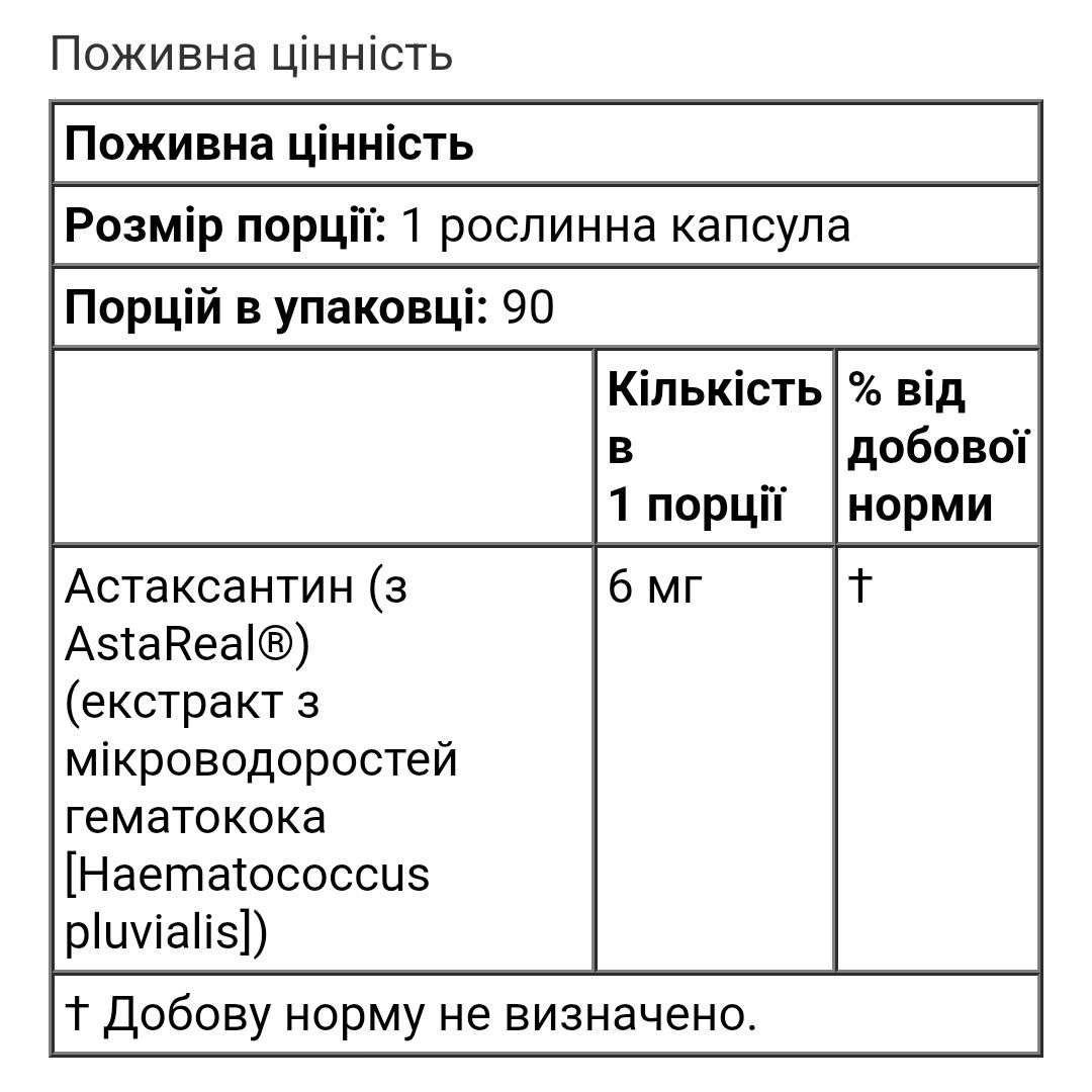 Doctor's Best Dr астаксантин astaxanthin 6 мг 90 капс