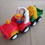 Traktor Fisher price, Little people, melodyjki