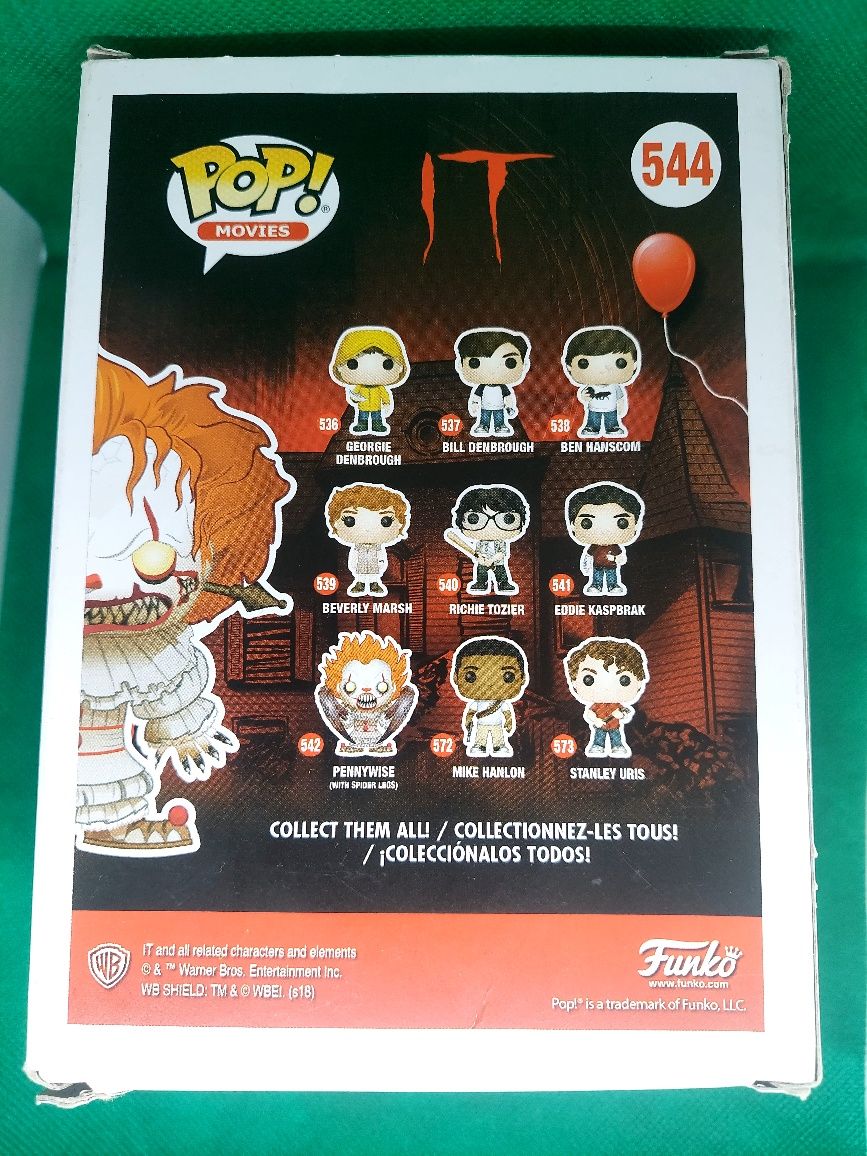 Figurka Funko Pop #544 Pennywise with wrought iron