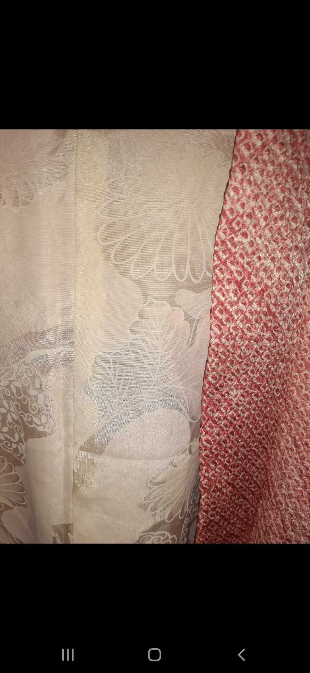 Kimono jedwab Japonia shibori reczna robota