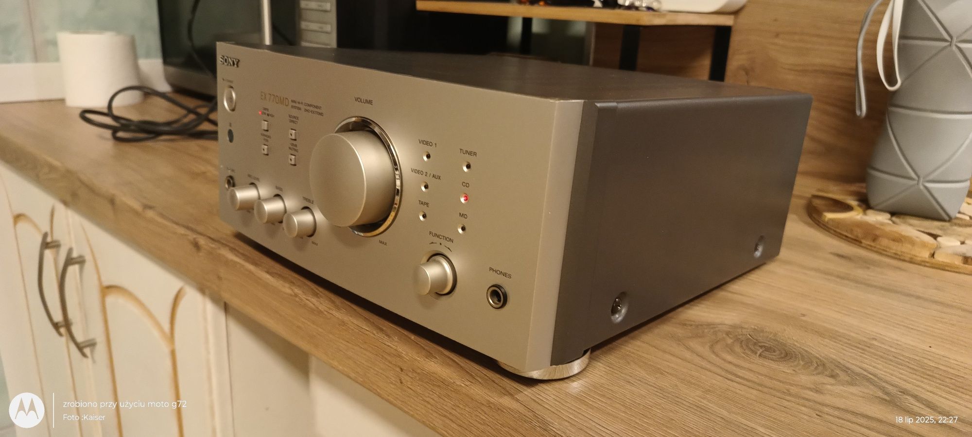 Wzmacniacz Hi-Fi Component System Sony DHC-EX770MD