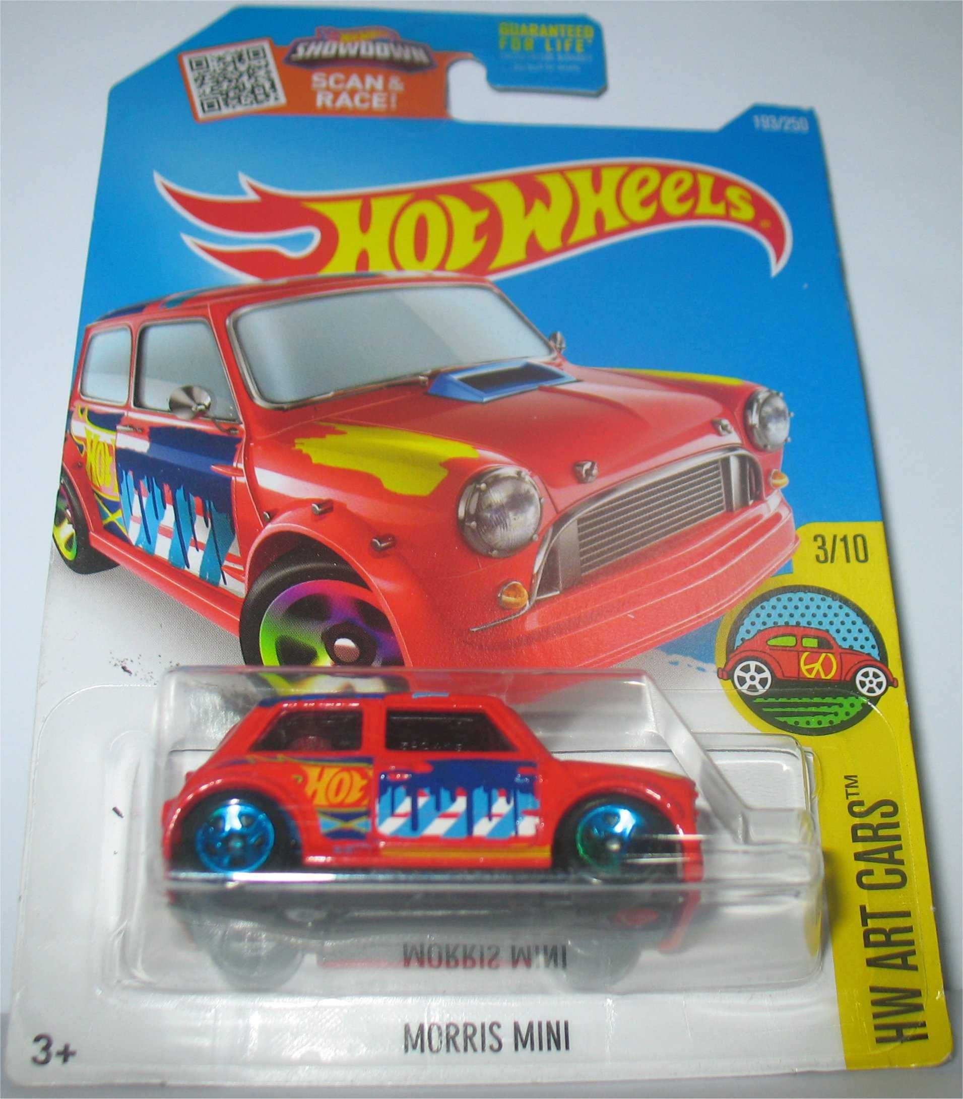 Hot Wheels - Morris Mini (vermelho - cartão longo - 2016)