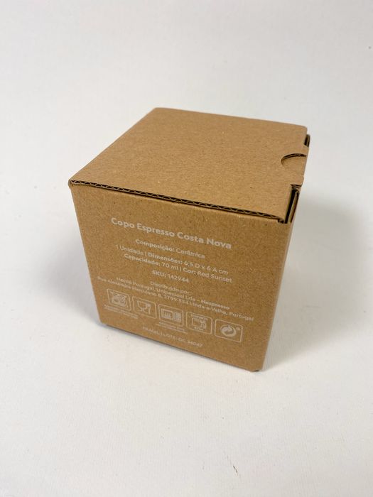 Nespresso - Copos Espresso Costa Nova Cerâmica Red Sunset (pack 2)