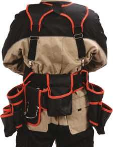 PAS NARZĘDZIOWY na szelkach z dwiema sakwami YATO