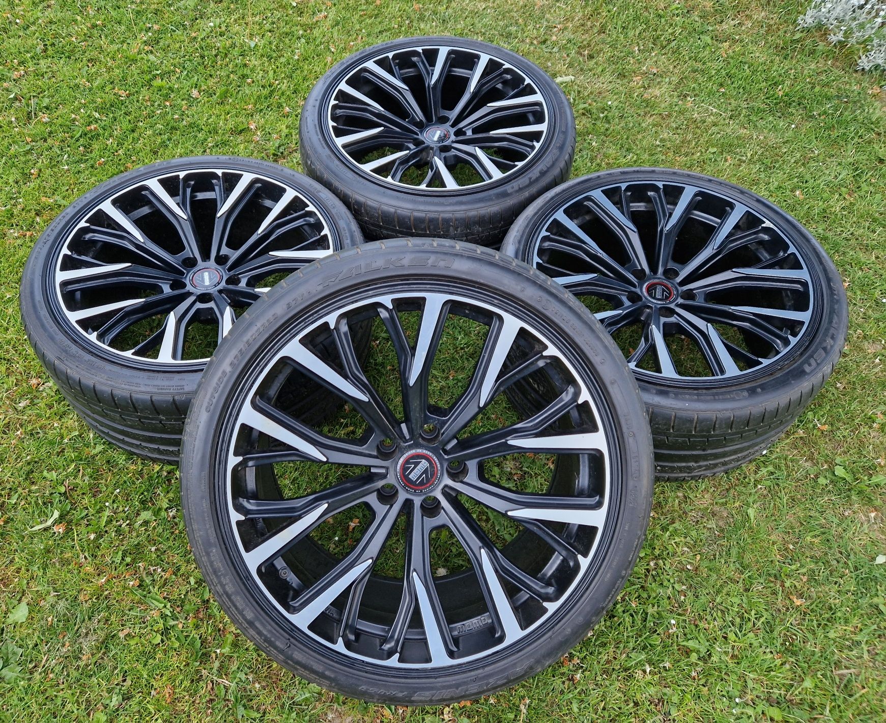 Sprzedam alufelgi (AUDI) MOMO 20" 5x112 10J z oponami letnimi.