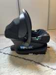 Fotelik  Novi Baby® Jewel I‑Size All Black z bazą Isofix Fotelik