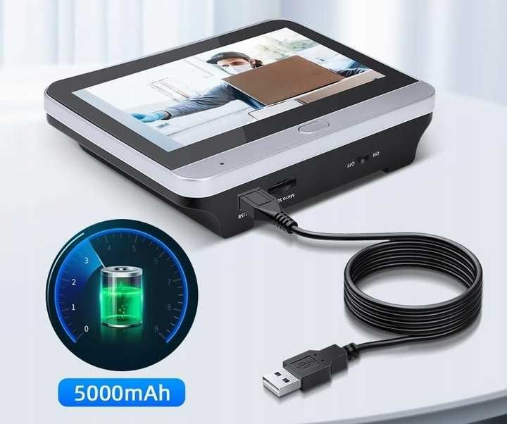 Wizjer Do Drzwi Z Monitorem Wifi 4,3" 5000 mAh Kamera 1080p