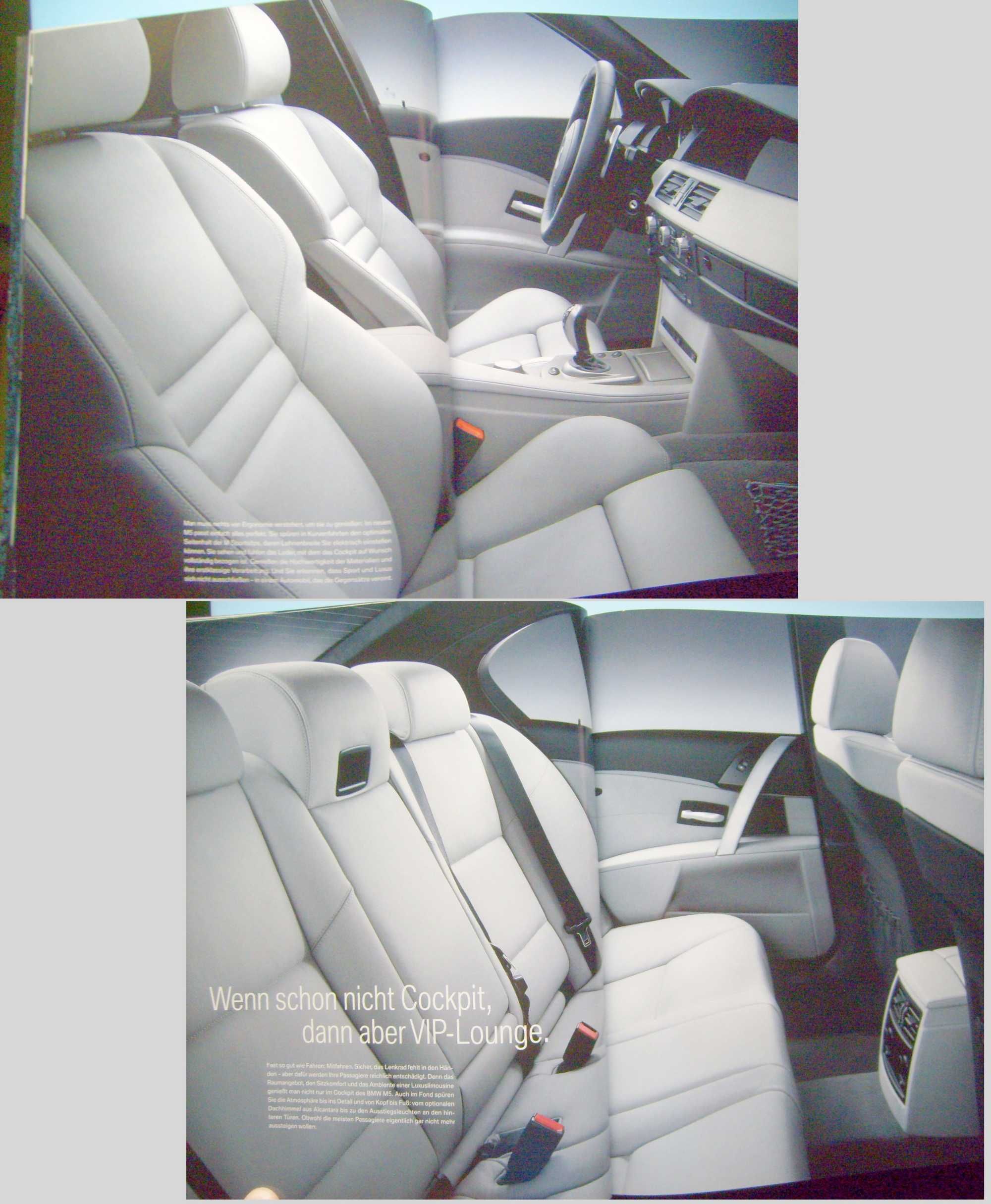 BMW M5 E60 M-Power 2004 prospekt 76 str., !!! stan BDB * RABATY 10% !