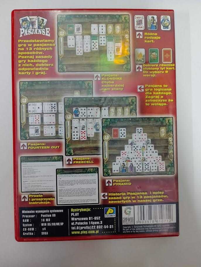Gra PC - Pasjanse: 13 pasjansów - polska wersja