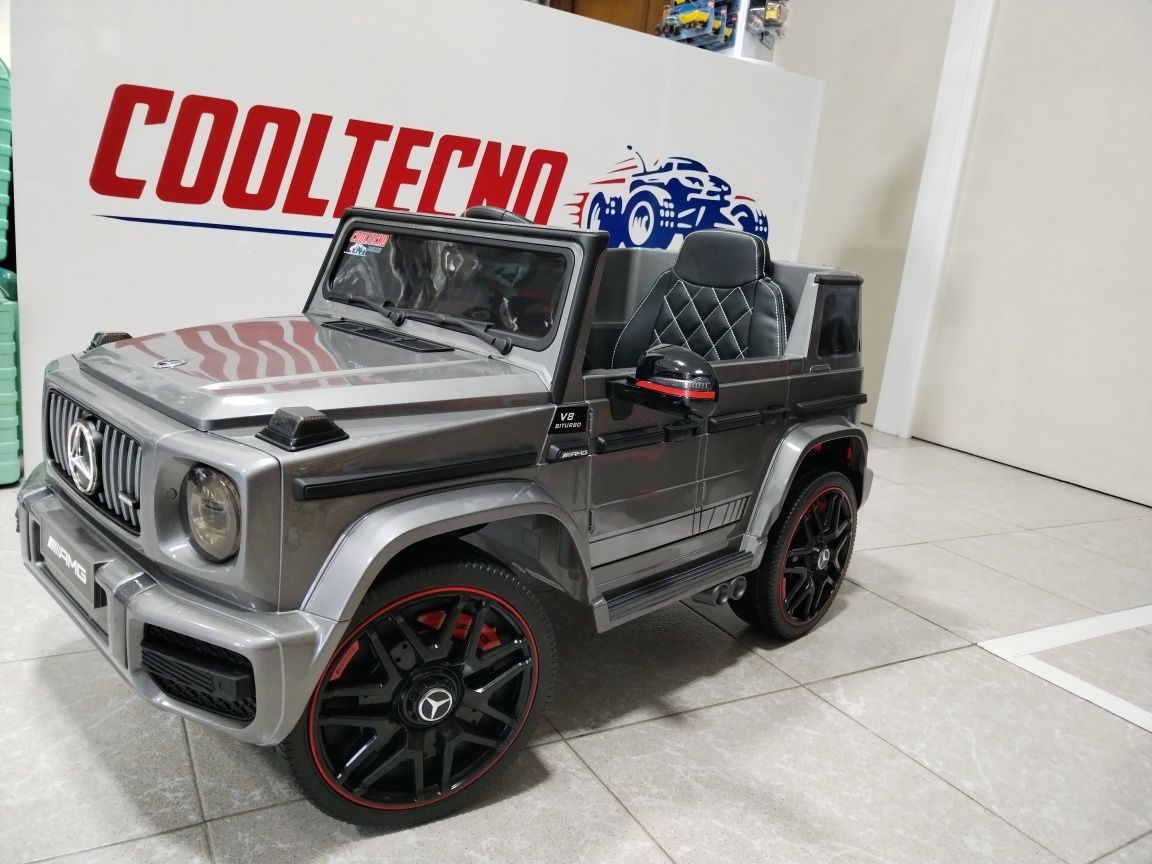 Carro eléctrico criança 12v rodas borracha Mercedes AMG g63