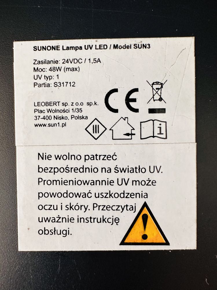 Lampa Sun3 Dual LED/UV 48W LCD SunOne