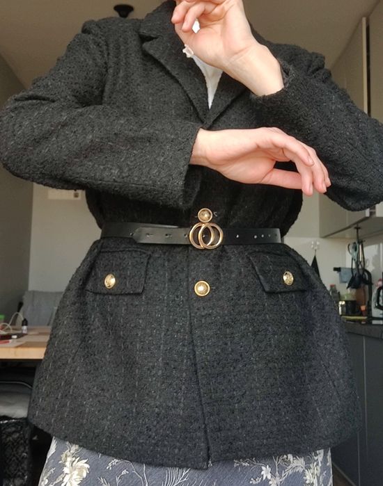 Твідовий піджак жакет тренч блейзер М-ка