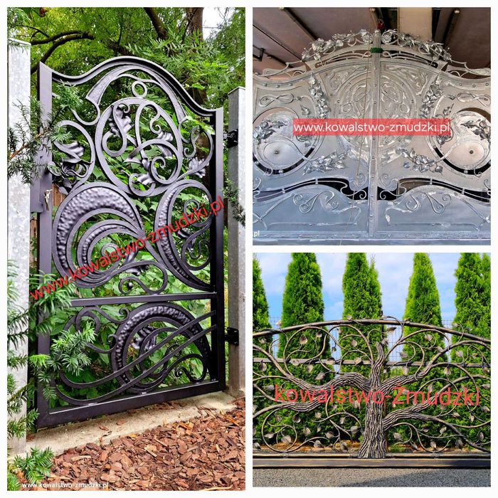 Ogrodzenie nowoczesne balustrady brama na wymiar kowalstwo