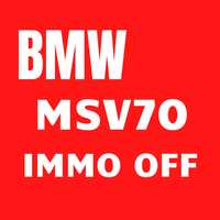 usunięcie EWS IMMO CAS BMW msv70 n52 E90 immo off