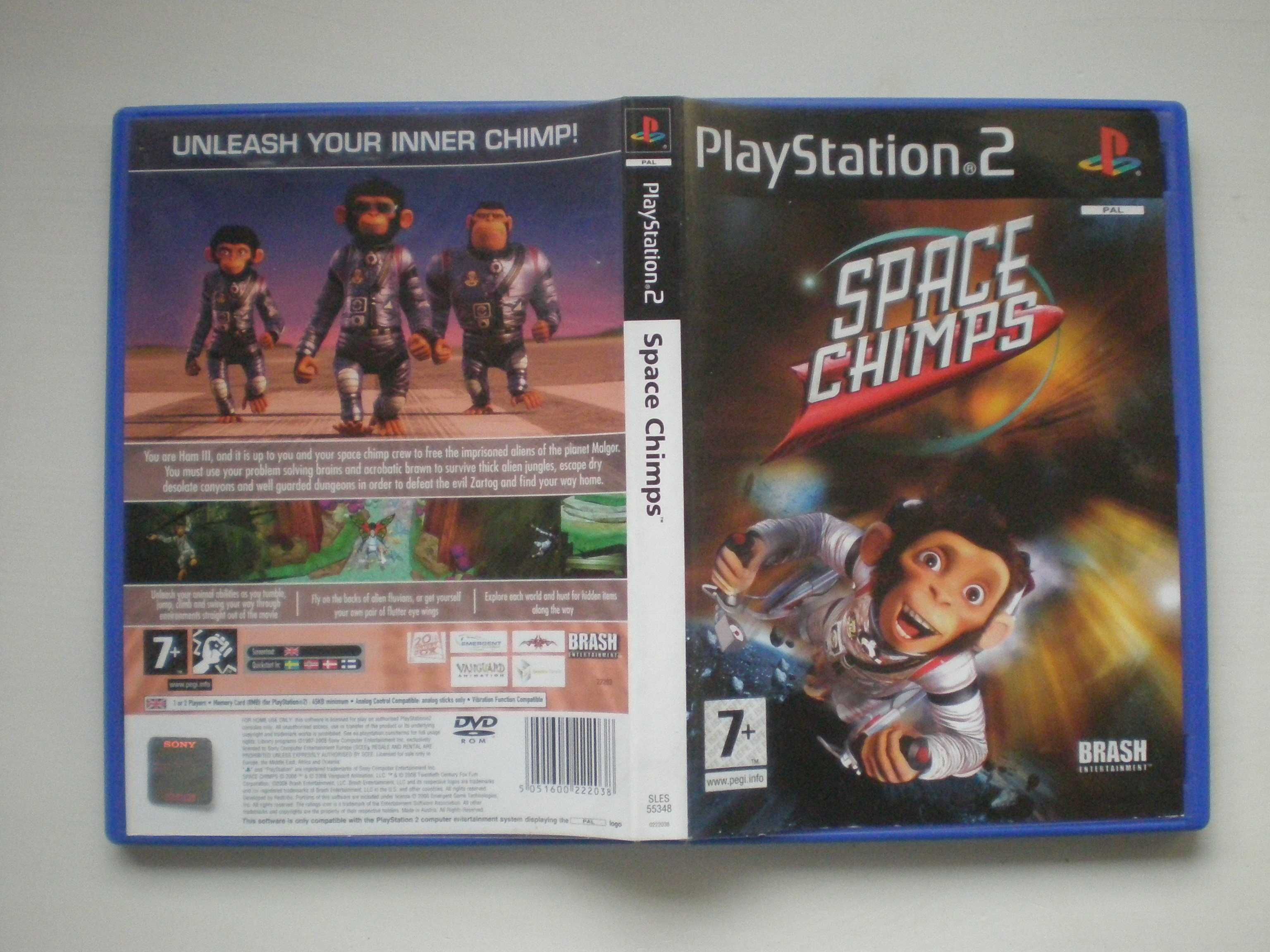5 jogos PS2 - Seven Samurai Warriors Space Chimps 1945 Arcade USA