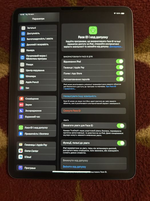 Планшет Apple A2228 iPad Pro 11 (2-gen) Wi-Fi 128GB 2020 120 Гц