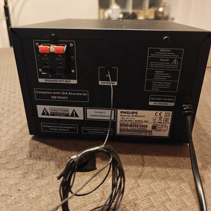 Aparelhagem Philips com 2 colunas