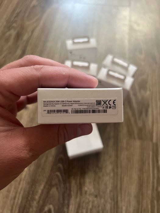 Зарядка Оригінал Apple 20W/Bт
USB-C Power Adapter Швидка зарядка
