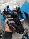 Кроссовки Adidas Spezial Handball Cordura Black-Grey мужские оригинал