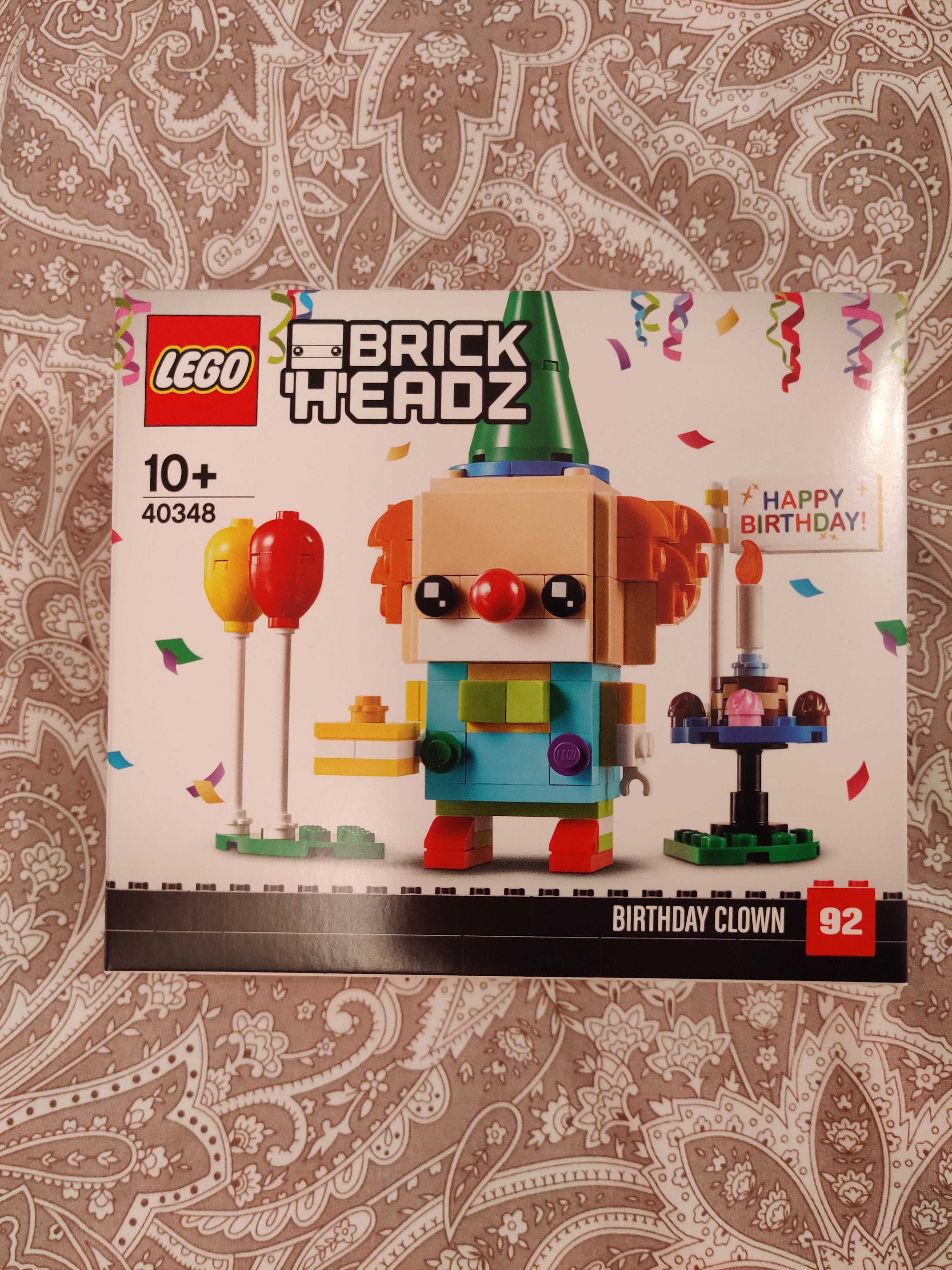 LEGO® 40348 BrickHeadz - Klaun z urodzinowego przyjęcia Nowe