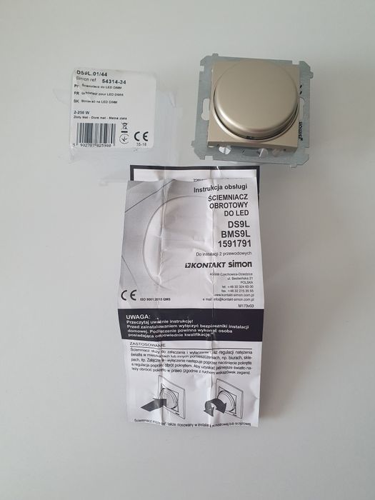 Ściemniacz obrotowy do LED DS9L.01/44