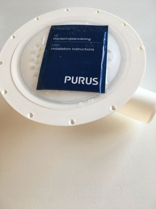 Wpust odpływ prysznicowy Purus Freja 50 z odpływem 50mm