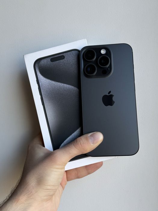 iPhone 15 Pro 256 Gb Black Titanium Neverlock АКБ 89% Физ Сим Идеал