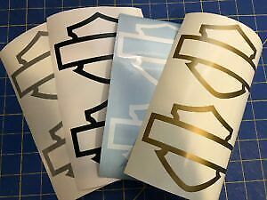 2x Naklejki Harley Davidson Badge, Shield