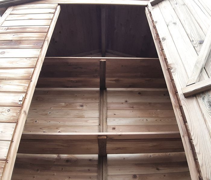 Domek narzędziowy drewniany Marta 175 x 83 cm