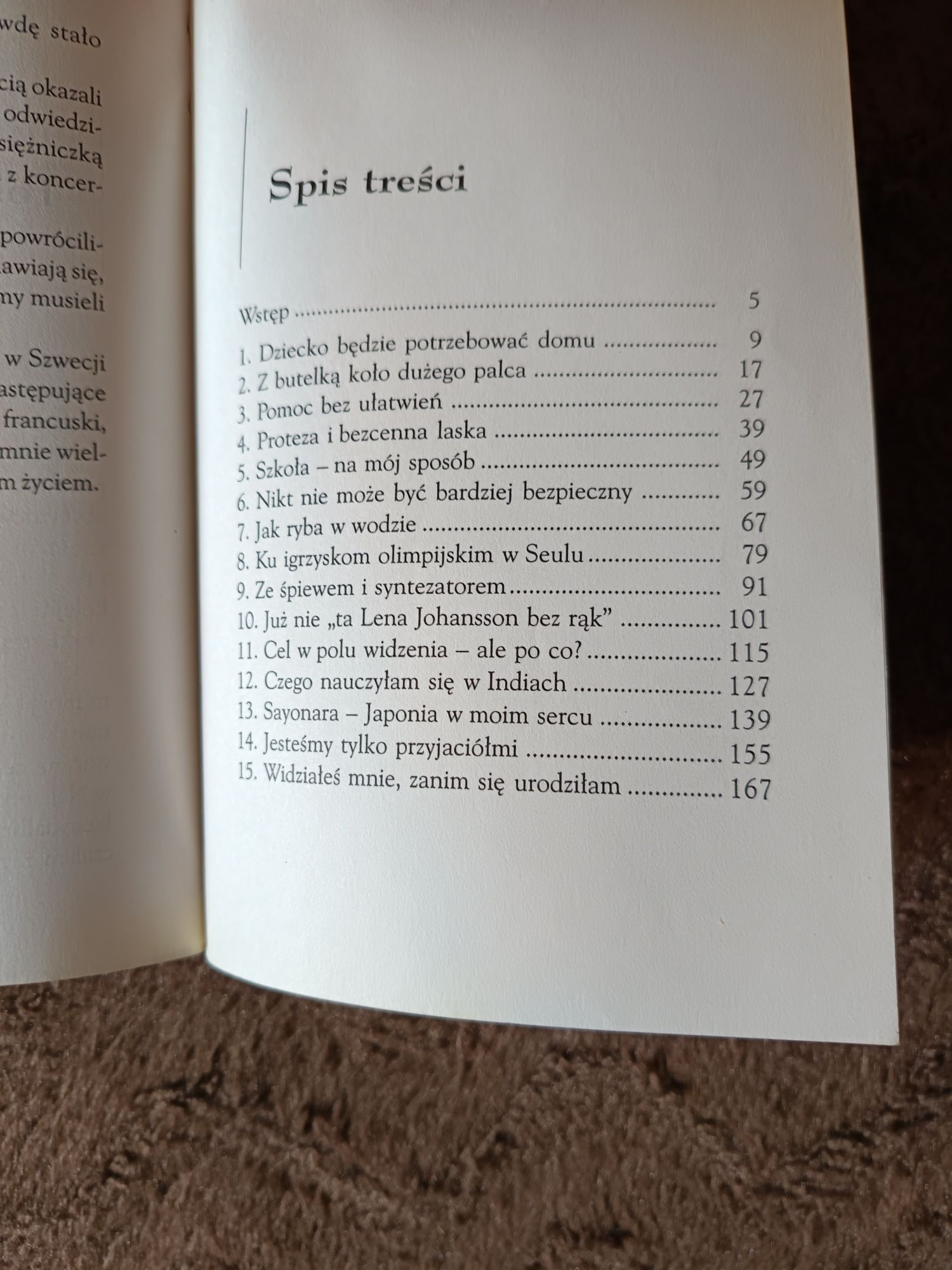 Notatki stopą pisane, życie bez ograniczeń - Lena Maria Klingvall 2003