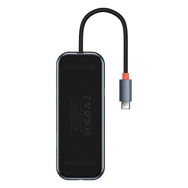 Baseus AcmeJoy HUB 4-portowy (USB-C do 1x USB-C PD&Data/3x USB3.0) cie