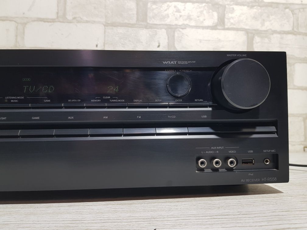 Пульт! 5.1 AV ресивер ONKYO HT-R558, *5x100 Вт, HDMI, ARC, USB, б/у з