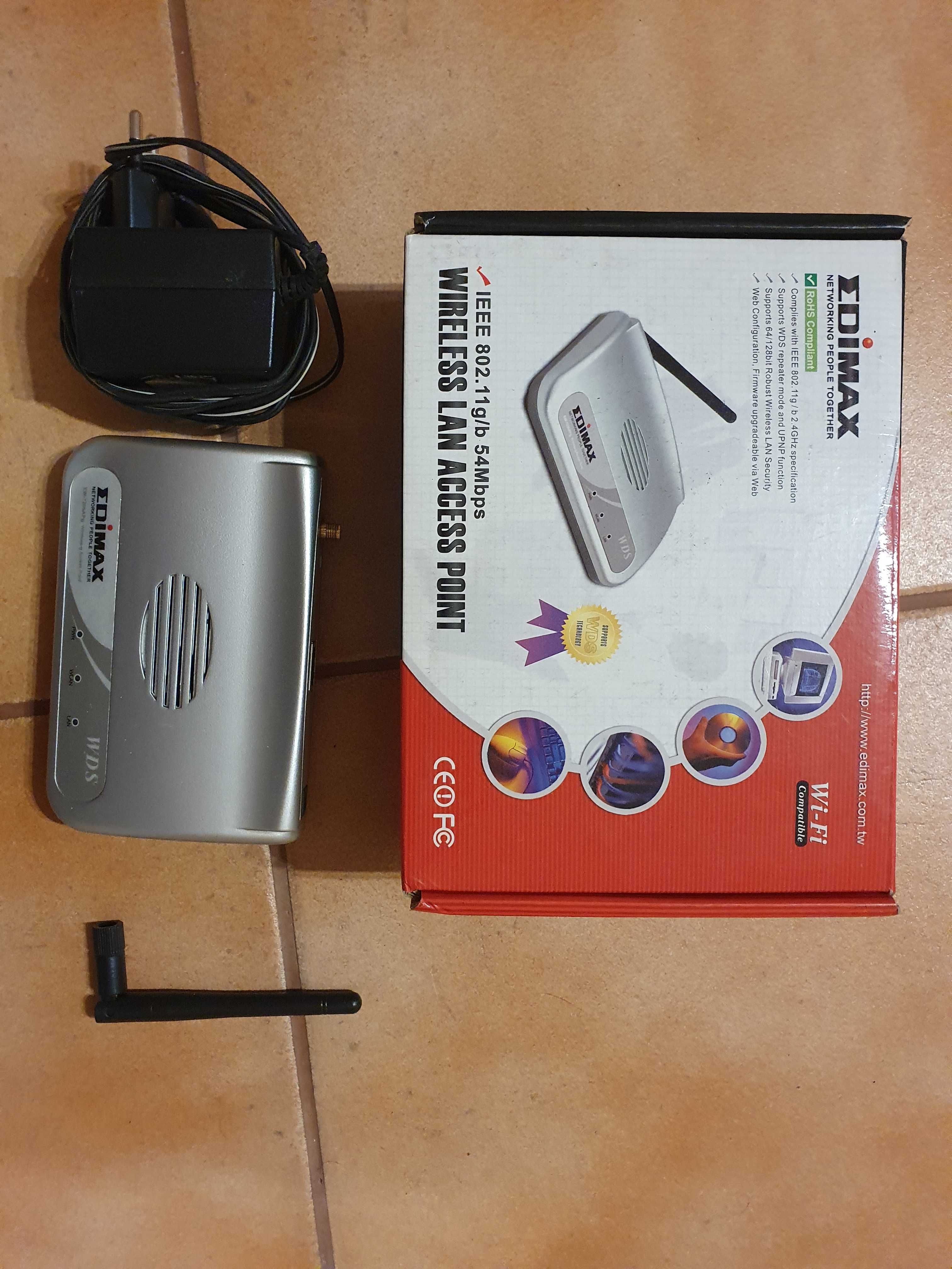 EDIMAX ruter i switch komplet