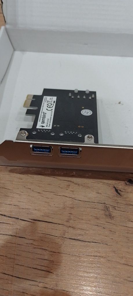 Контролер, карта розширення Gembird PCI-Express на 2 USB 3.0 порти