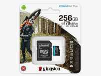 Karta Pamięci Kingston 256GB Canvas Go! Plus 170MB Select Plus Nowa GW
