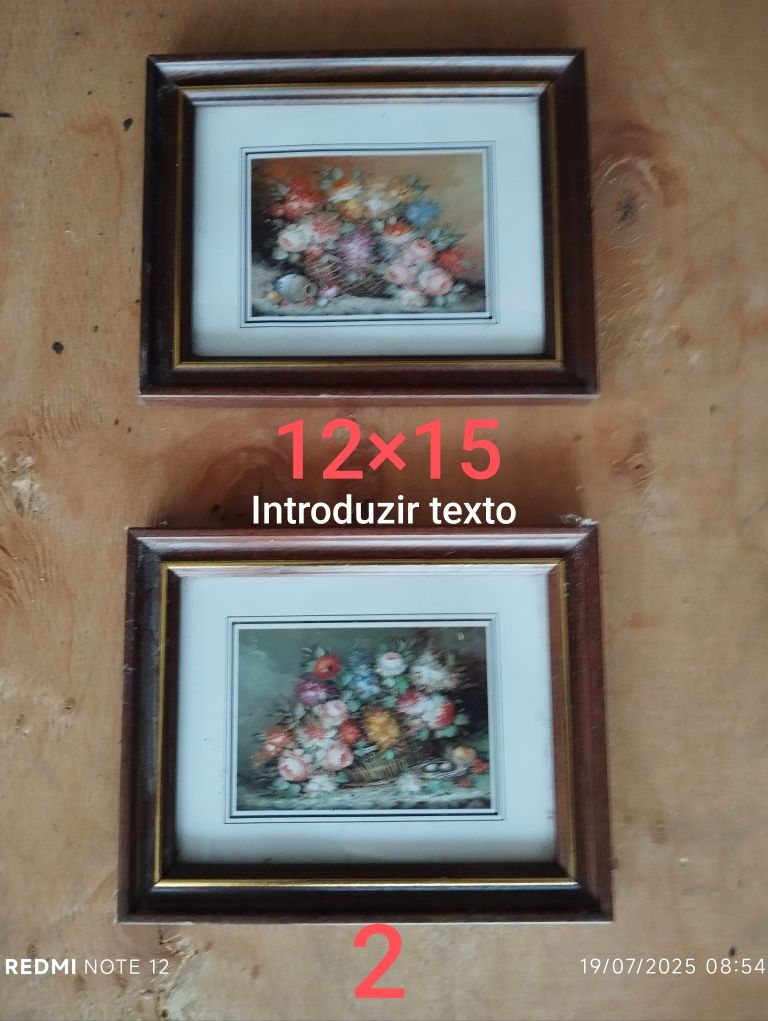 Quadros variados de vários tamanhos