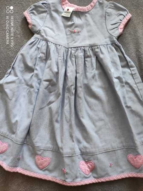 Sukienka niemowlęca dla dziewczynki 74