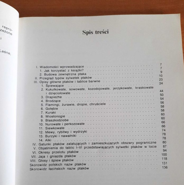 "Ptaki" H. Frieling , przewodnik atlas do rozpoznawania ptaków