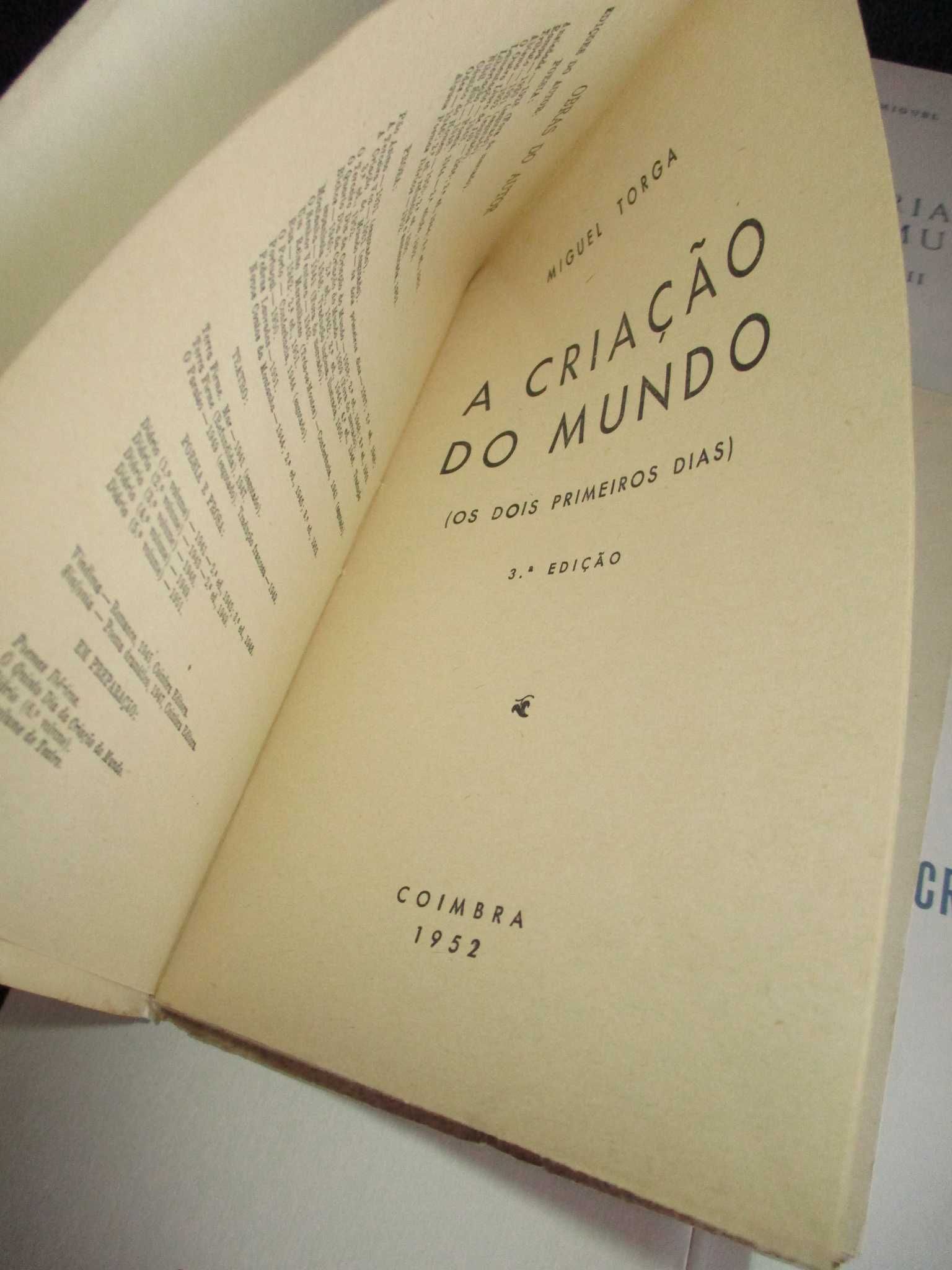 Livros A Criação do Mundo Miguel Torga 5 volumes Completo