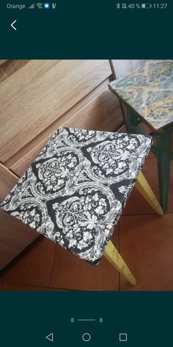 Taborety ekskluziwne/Renowacyjne /3 sztuki