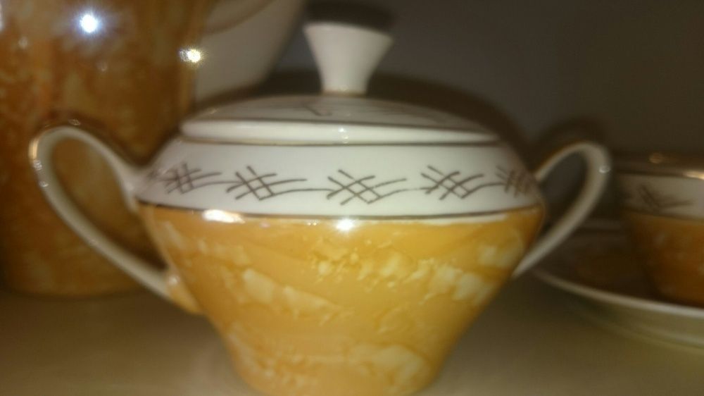 Komplet kawowy porcelany z Chodzieży